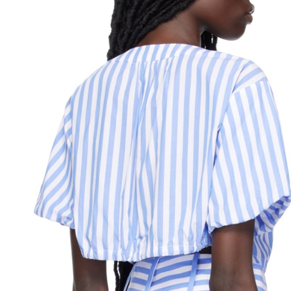STAUD Ellington Top In Blue Size L
